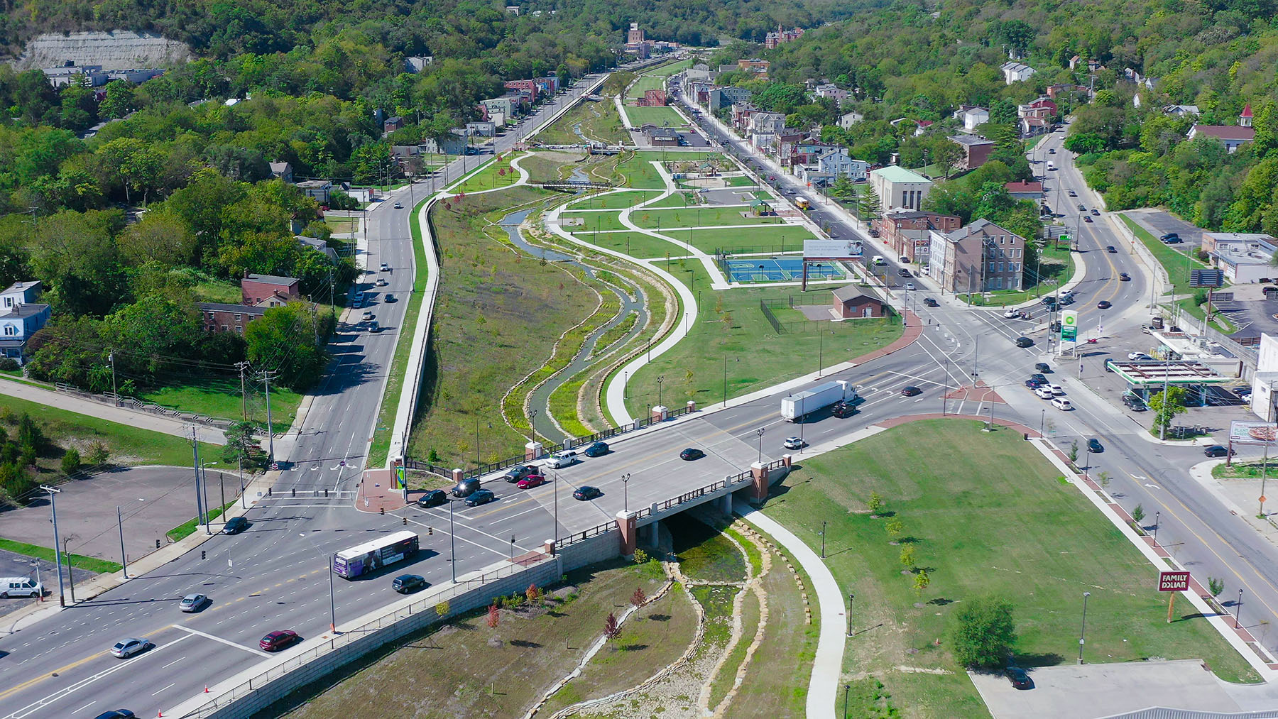 New Harrison Avenue bridge in 2021