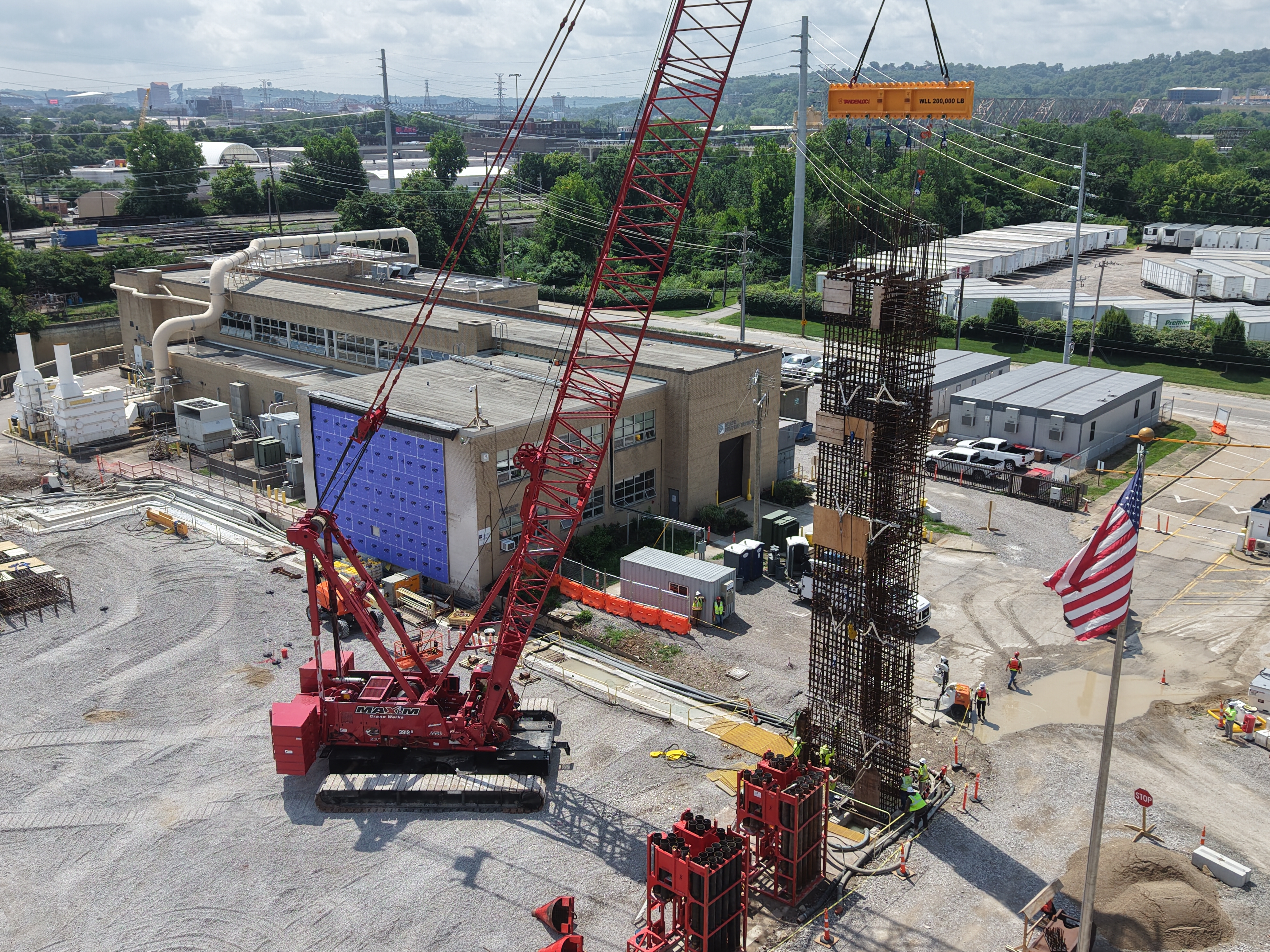 Construction of the launch shaft - August 2026